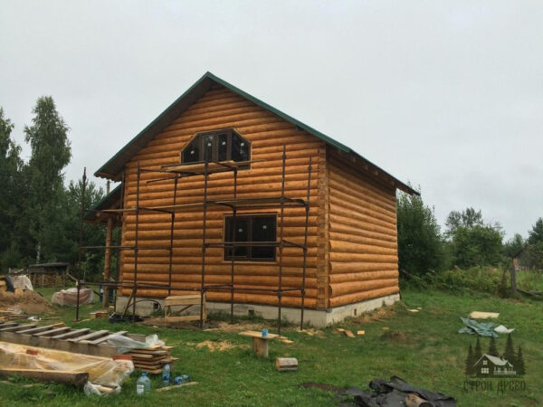 Строительство деревянного дома 6.5х7